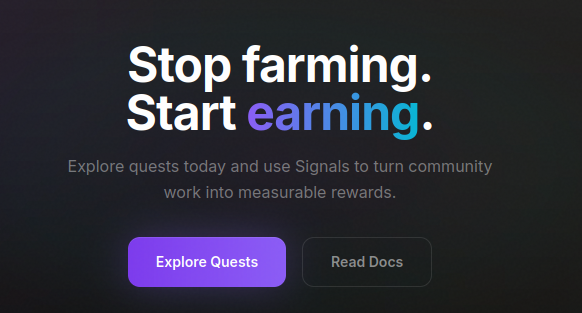 OverlapSignals's tweet photo. Today is a good day to find a cleaner quest flow.  Signals brings Web3 quests, community campaigns, and reward opportunities into one simple place. https://t.co/fRVaNxdBt8