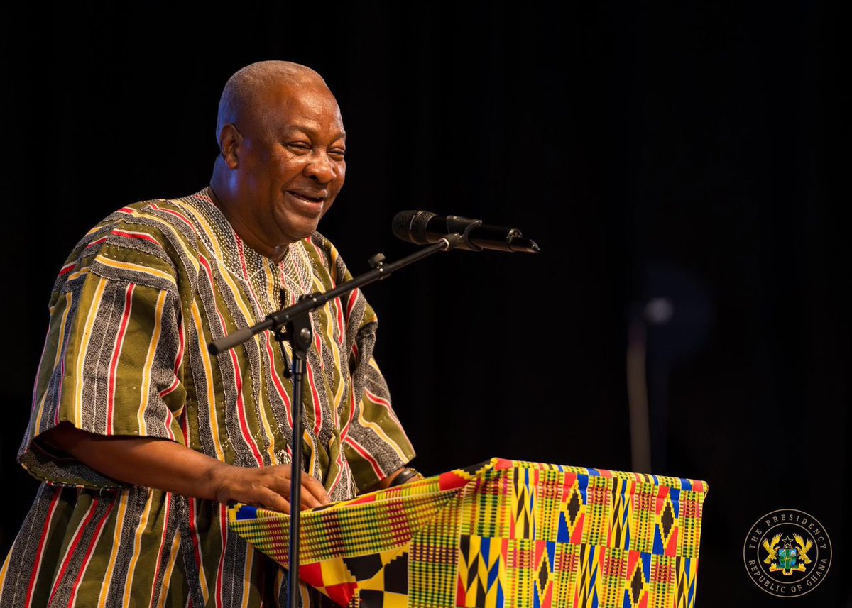 gyaigyimii's tweet photo. MAHAMA ANNOUNCES HISTORIC FIRST DELIVERY OF GHANAIAN CRUDE TO LOCAL REFINERY

President Outlines Bold Value-Addition Agenda at Ghana Diaspora Town Hall Meeting in London

LONDON, UNITED KINGDOM — President John Dramani Mahama has announced a landmark breakthrough in Ghana’s energy and industrial transformation agenda, revealing that Ghana will, for the first time in years, begin refining its own crude oil locally as part of a comprehensive strategy to drive industrialization, create jobs, strengthen local manufacturing, and retain greater value within the national economy.

Addressing hundreds of Ghanaians, investors, professionals and business leaders at the Ghana Diaspora Town Hall Meeting in London, President Mahama outlined his administration’s vision for transforming Ghana from an exporter of raw materials into a modern industrial economy powered by value addition and local production.

Speaking passionately about the future of Ghana’s energy sector, President Mahama disclosed that the government is aggressively expanding offshore oil and gas production while simultaneously ensuring that the country develops the capacity to process more of its natural resources domestically.

According to the President, Ghana has secured major upstream investments, including a fresh commitment of approximately US$1.5 billion from ENI in the Offshore Cape Three Points (OCTP) Field to increase the production of both oil and natural gas.

However, he stressed that increased production alone is not enough.

“We are about to make history again. We did it during my first term, but after we left office it did not continue. In June, we will deliver a parcel of Ghanaian crude from our own oil fields to a refinery in Ghana for processing,” President Mahama announced to loud applause from the audience.

The announcement is being viewed as a defining moment in Ghana’s petroleum industry and a significant step toward reducing the country’s dependence on imported refined petroleum products.

For decades, Ghana has exported crude oil while importing refined fuels and petroleum products at considerable cost. President Mahama argued that such a model effectively exports jobs, technology, industrial growth, and economic opportunities to other countries.

“Normally we produce the oil and export it. Then we import finished petroleum products or import crude again to refine. That cycle must change,” he stated.

He explained that local refining will enable Ghana to capture more value from its natural resources, retain foreign exchange, strengthen local supply chains, stimulate industrial growth, and create thousands of direct and indirect jobs for Ghanaians.

The President emphasized that the refining initiative forms part of a broader national industrial strategy aimed at building a fully integrated petroleum value chain encompassing extraction, refining, storage, petrochemicals, distribution, manufacturing and exports.

Beyond oil and gas, President Mahama called for a national commitment to value addition across every productive sector of the economy.

Using Ghana’s mineral sector as an example, he noted that the country continues to export raw gold, manganese, bauxite and other minerals for processing abroad, only to import higher-value finished products at a premium.

“When we export raw materials and somebody else processes them, we create jobs in their economy instead of our own. The finished products are then exported back to us. That model cannot deliver sustainable prosperity,” he said.

The President stressed that Ghana’s future economic success depends on deliberately moving up the value chain through investments in manufacturing, agro-processing, mineral beneficiation, fertilizer production, petrochemicals, food processing and strategic industrial parks.

Economic analysts believe the strategy could significantly reposition Ghana as a leading industrial hub in West Africa while accelerating job creation, technology transfer and export growth.