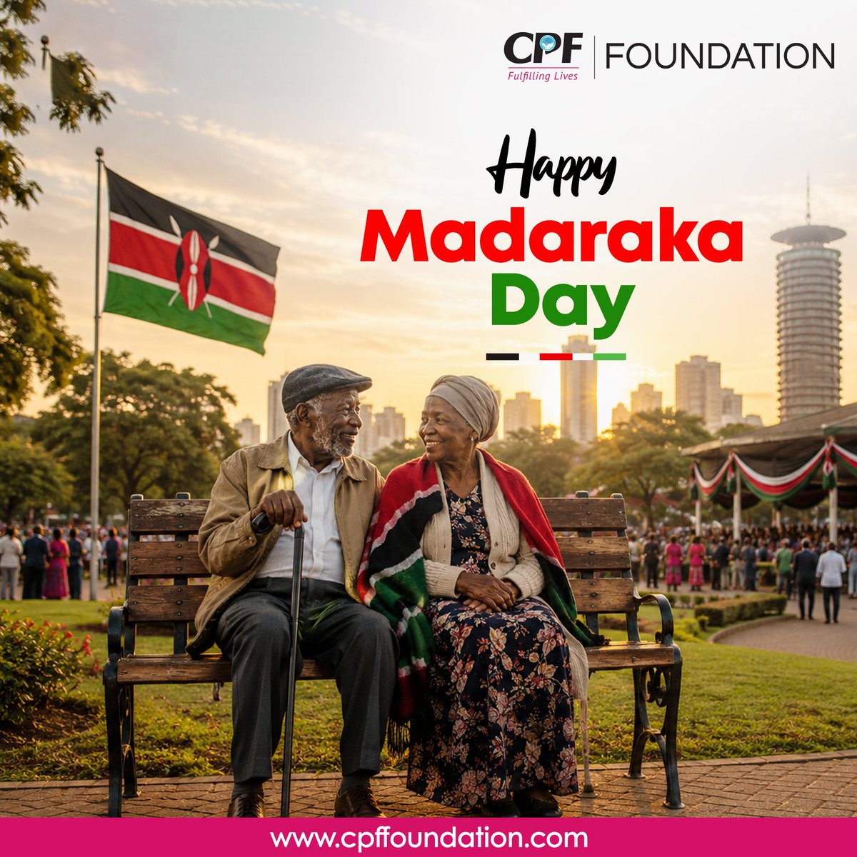 CPFFoundation's tweet photo. This Madaraka Day, we honour the generations whose courage and sacrifice shaped our nation. As we celebrate our freedom, let us continue building a Kenya where every generation can live with dignity, opportunity, and hope.

#HappyMadarakaDay #MadarakaDay https://t.co/kZOBZrDjFj