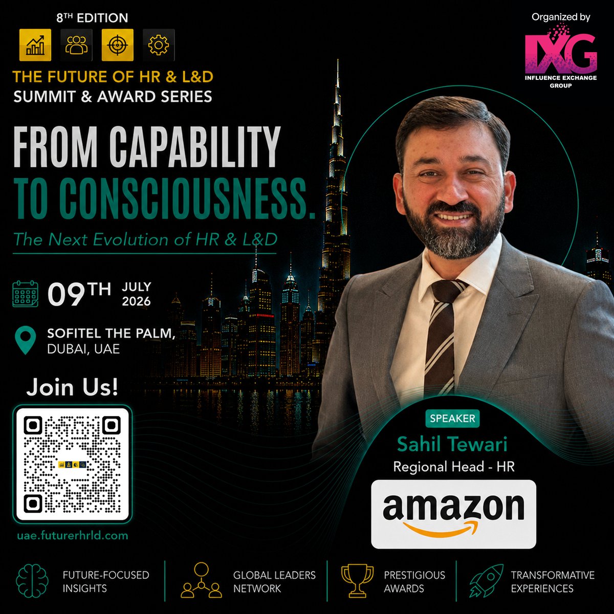 IXG2024's tweet photo. “HR across 4 regions, 10,000+ employees & GenAI transformation” - Sahil Tewari, Regional Head - HR @amazon at our #8thixghrlnd2026!
🎟️Your seat is waiting: https://t.co/y8SLCEkvdw
#ihrlndseries #HRLeadership #GenAIinHR #WorkforceTransformation #GlobalHR #PeopleFirst https://t.co/lrm8F40Ivb
