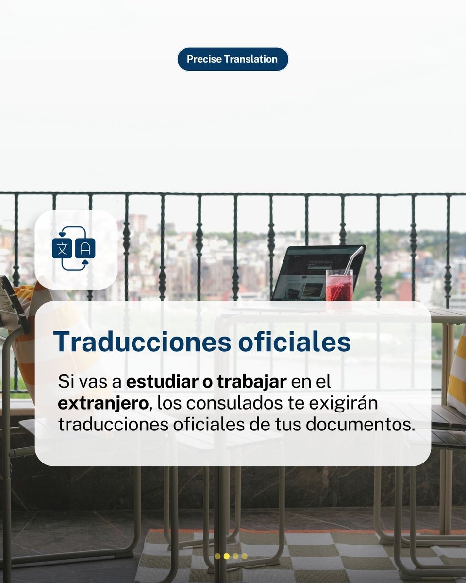 precise_malaga's tweet photo. Studying or working abroad this summer?✈️ Your visa requires sworn translation of degrees and records. Avoid delays with PRECISE⏱️
-
¿Estudias o trabajas fuera este verano?✈️ Tu visado requiere traducción jurada de títulos y antecedentes. Evita retrasos con PRECISE⏱️ https://t.co/43Kcf663mR