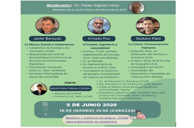 geografiaviva1's tweet photo. Academia Nacional de Ingeniería y Hábitat y Movimiento SER organizan foro internacional el Día Mundial del Ambiente
 https://t.co/x9N6g4XnrM https://t.co/fYMYxDSon6
