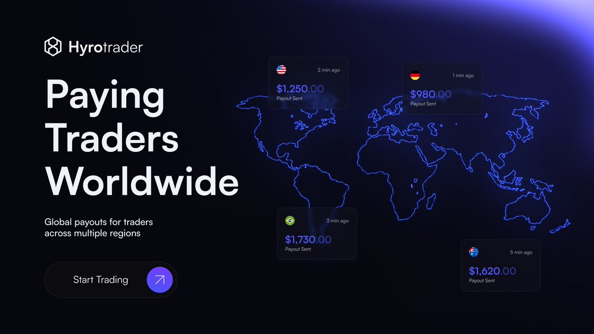 hyrotrader_com's tweet photo. Crypto trading is global and payouts should be too.

Hyrotrader processes trader payouts across multiple regions, giving traders access to fast and secure withdrawals worldwide.

Become part of the environment built for serious traders. https://t.co/AOzMbGZYLS
