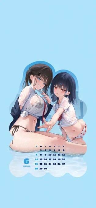そしてこちら6月の壁紙になりますお納めください えっもう6月???!!!