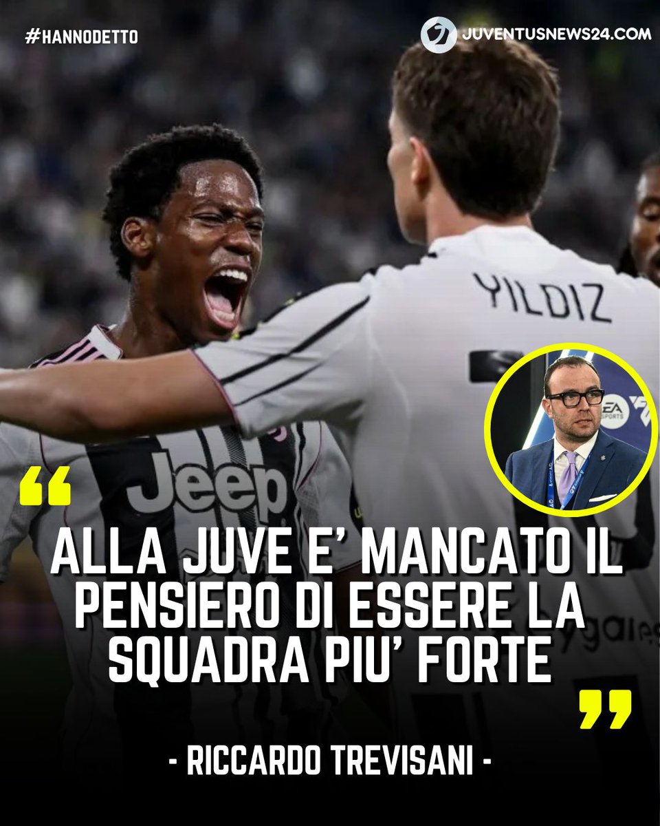 junews24com's tweet photo. 🗣️#Trevisani durante un live di #SportMediaset a Riccione ha parlato della #Juventus indicando anche la strada per il futuro

🏆Per il giornalista i bianconeri devono puntare all'#EuropaLeague per rilanciare le proprie ambizioni https://t.co/KpQ0CLQg4b