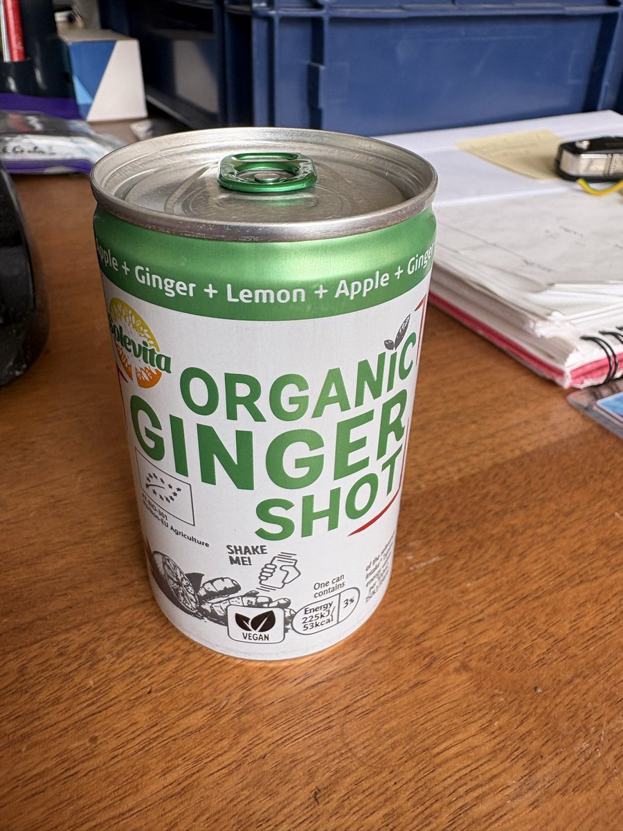 Prof_Emerald's tweet photo. @uex_us @wildblueyondu Taste like s*** but supposed to be good for me 🤣 https://t.co/Q0XbiiCnqK