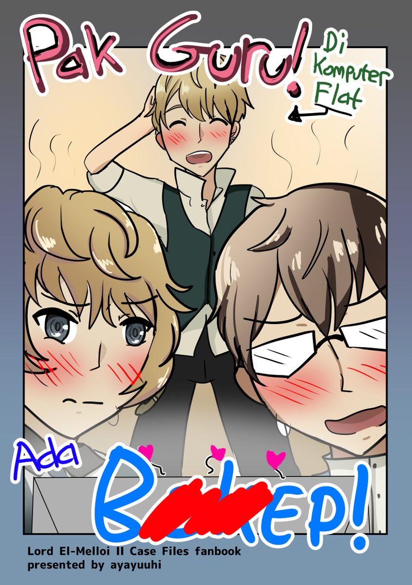 hidamaripastel's tweet photo. [ interest check ]

Tolong share, like dan comment kalau minat pada fankomik Fate/ series / Lord El-Melloi II Case Files: 'Pak Guru, Di Komputer Flat ada B**ep!', karena jujur saya nggak tahu mau ngeprint berapa.....

Kemungkinan akan rilis di Cocoma kalau lulus kurasi. https://t.co/PIjZ1QNeEK