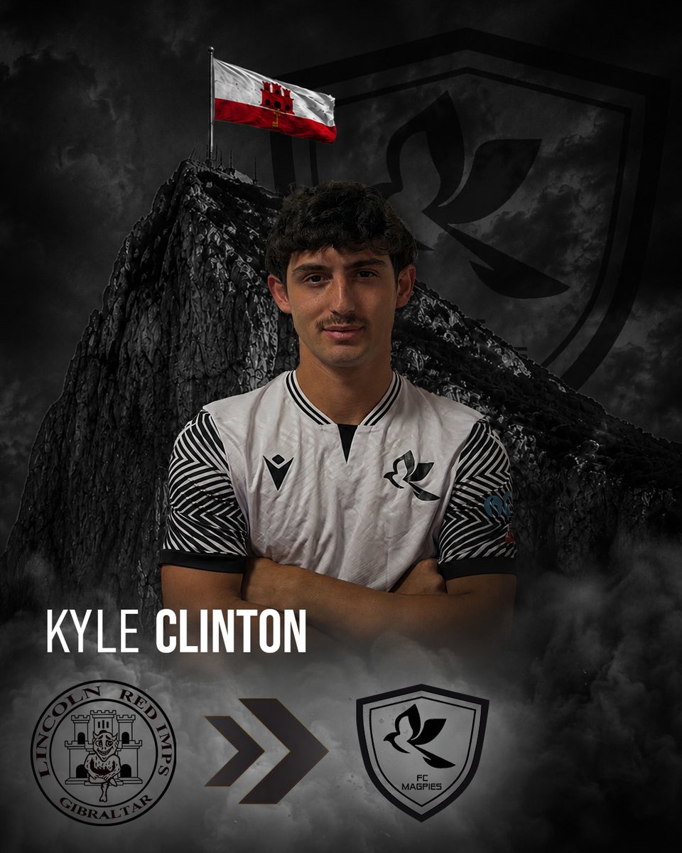 FCMagpiesGib's tweet photo. We are delighted to announce the signing of Kyle Clinton.

Kyle joins us from his boyhood club, Lincoln Red Imps, where he has spent an incredible 17 years developing through the ranks and establishing himself as one of Gibraltar's most promising young talents. https://t.co/OPZ2wUygCu