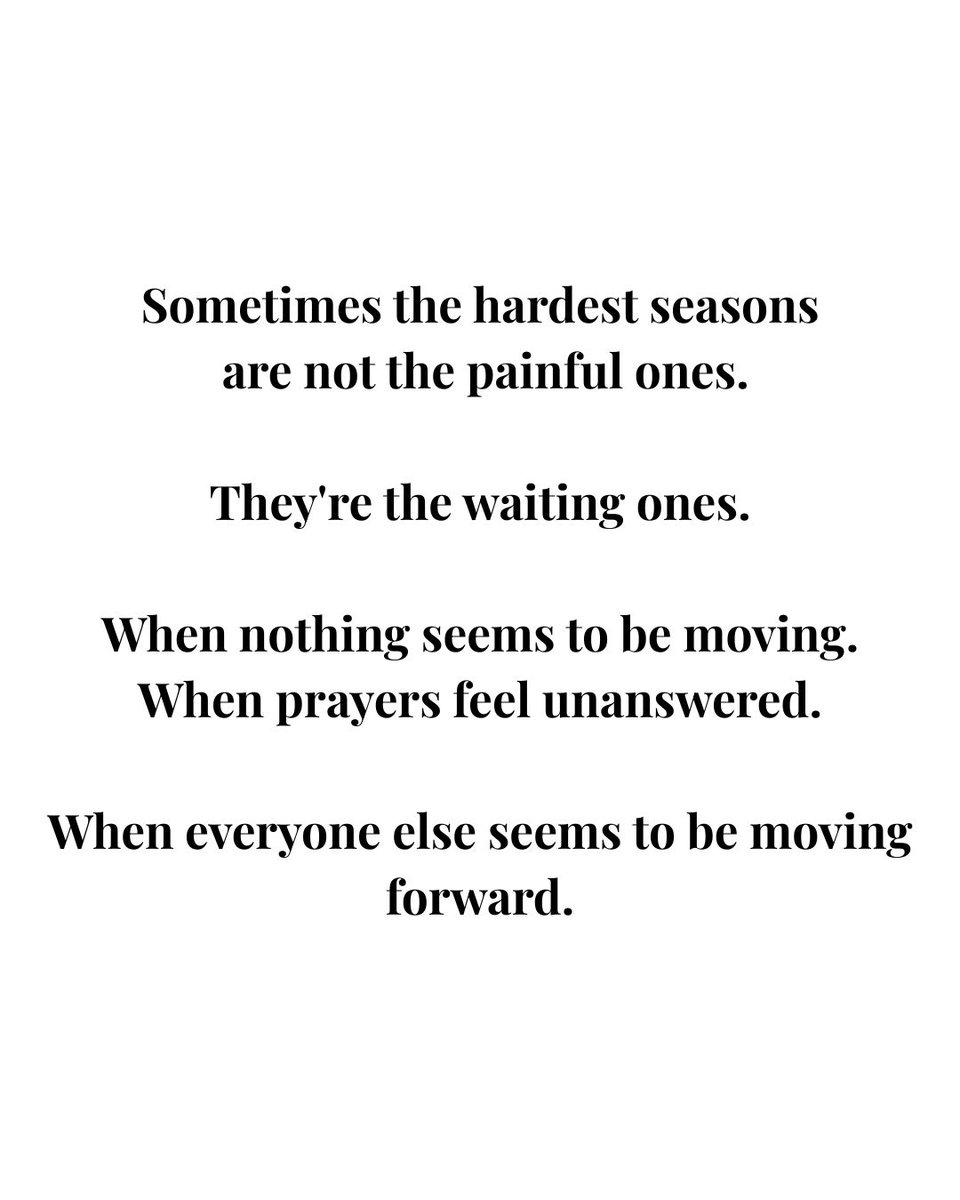 nkay_ora's tweet photo. Waiting can feel like being forgotten.

But God has never lost sight of you.

📖 Isaiah 49:15–16 https://t.co/QgjHqEkjfK