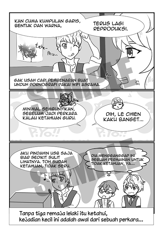 hidamaripastel's tweet photo. [ interest check ]

Tolong share, like dan comment kalau minat pada fankomik Fate/ series / Lord El-Melloi II Case Files: 'Pak Guru, Di Komputer Flat ada B**ep!', karena jujur saya nggak tahu mau ngeprint berapa.....

Kemungkinan akan rilis di Cocoma kalau lulus kurasi. https://t.co/PIjZ1QNeEK