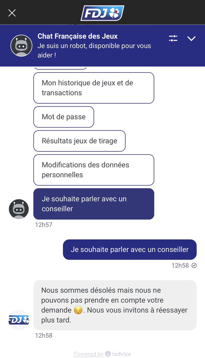 DroYze's tweet photo. Top votre SAV @GroupeFDJ https://t.co/oCosjWmZCj