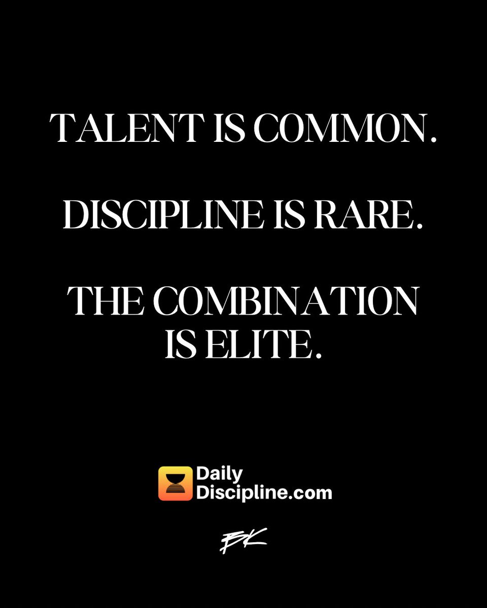 BrianKight's tweet photo. Everyone knows they need stronger discipline in some area their life. But people tend to avoid the very discipline they know they need.

It’s just part of human nature.

That’s why I’ve written the “Daily Discipline” newsletter every weekday since 2018.

• Perfect for beginners who want to learn the fundamentals of great discipline.

• Ideal for high-performers looking to sharpen their skills and keep their edge.

Stronger discipline builds a stronger, better person. No matter your age, experience, or level of performance.

If you need stronger discipline — anywhere, in anything — or know someone who does, subscribe to the Daily Discipline newsletter.