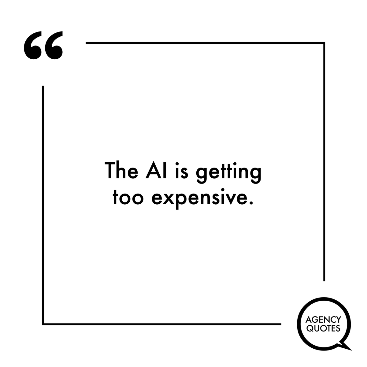 AgencyQuotes's tweet photo. Now hiring junior roles again.

#ThingsYouHearInAgencies

🧵 3/7 https://t.co/IXvzD0xPNo