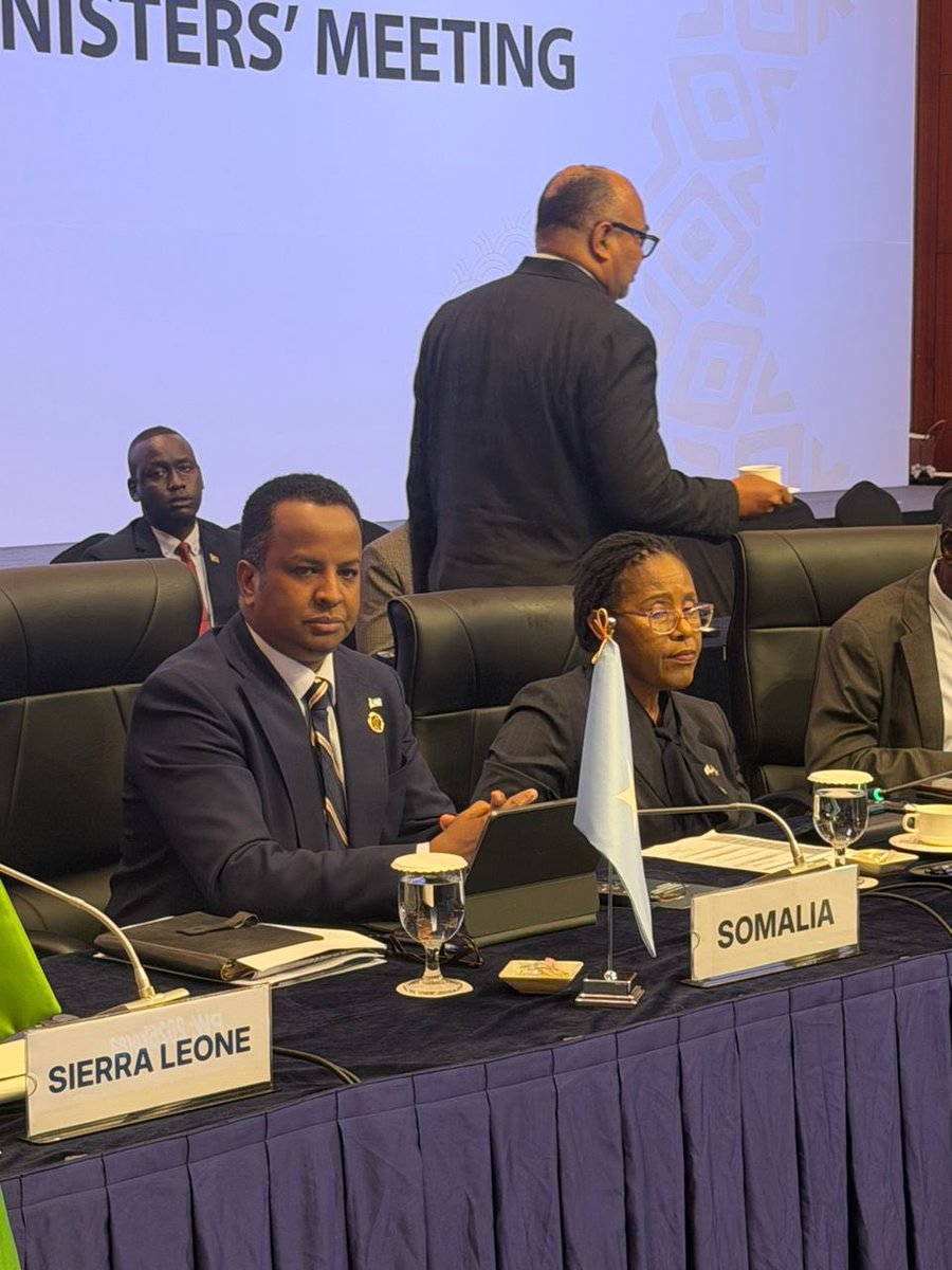 MOFASomalia's tweet photo. FM H.E. @AbdisalamDhaay addressed the Korea–Africa Foreign Ministers Meeting in Seoul, calling for stronger cooperation to tackle climate change, food security, and digital transformation. He reaffirmed Somalia’s commitment to peace, resilience, and shared prosperity. https://t.co/1asOx6sPm9