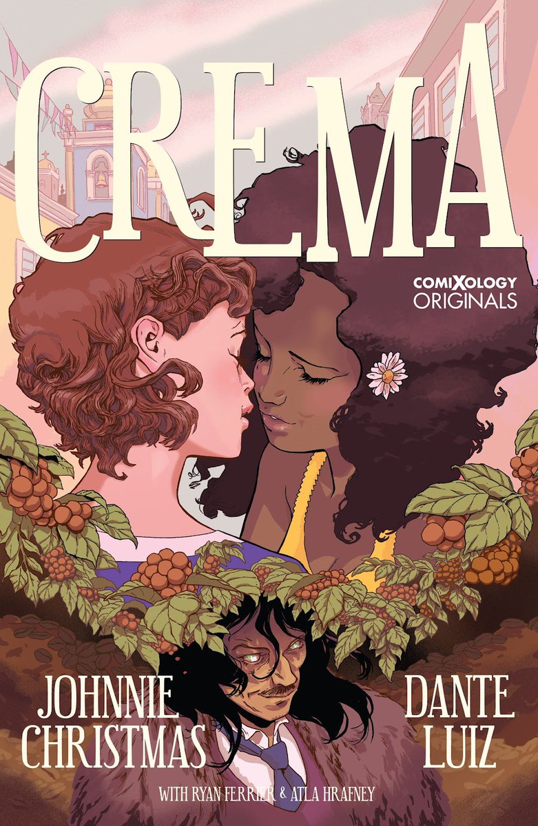karazorobin's tweet photo. happy pride! today's queer story is crema by johnnie christmas. esme, a brooklyn barista who can see ghosts, &amp; yara, the heir to a coffee farm in brazil. esme is asked to hand deliver a letter to a ghosts' old flame in brazil, what could possibly go wrong? go read it! https://t.co/2fsWsbBIiF