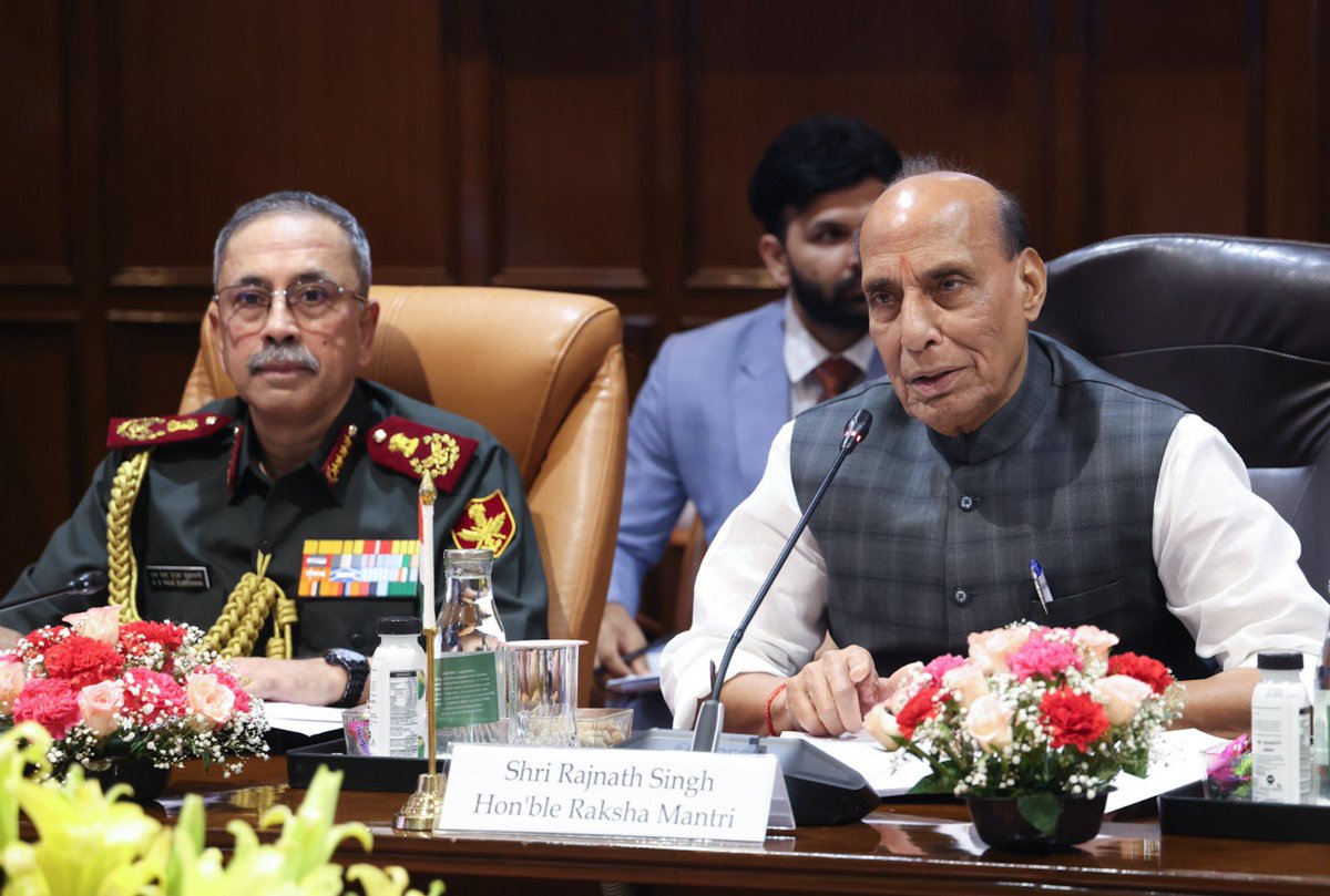 SpokespersonMoD's tweet photo. Raksha Mantri Shri @rajnathsingh and Australian Deputy Prime Minister & Defence Minister Mr @RichardMarlesMP co-chaired the 2nd #IndiaAustralia Defence Ministers’ Dialogue in New Delhi on  June 01, 2026. The Ministers reviewed progress in bilateral defence cooperation, advanced efforts to strengthen the defence & security partnership, and reaffirmed their shared commitment to a free, open, stable and prosperous Indo-Pacific. 

Read here: https://t.co/8nLttLKz2p