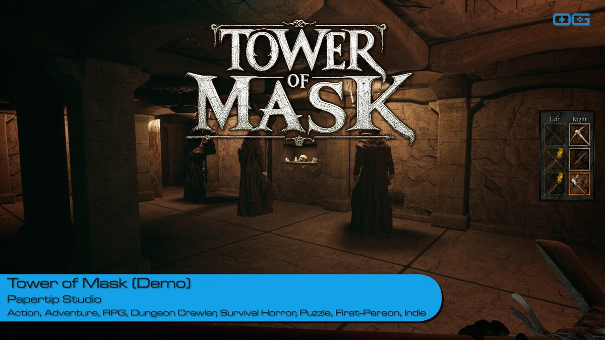 OverageGmngCom's tweet photo. OG plays Tower of Mask (Demo)!
https://t.co/FBN0vyAsxj
Like & Sub!
@papertip150253
#TowerOfMask #DungeonCrawler #HorrorGame #RetroGaming #GridBased #SurvivalHorror #DarkFantasy #RPG #IndieGameTrends #IndieWatch #IndieDev #IndieGame #IndieGames #Gameplay #letsplay #gaming https://t.co/DcuEszHuIQ