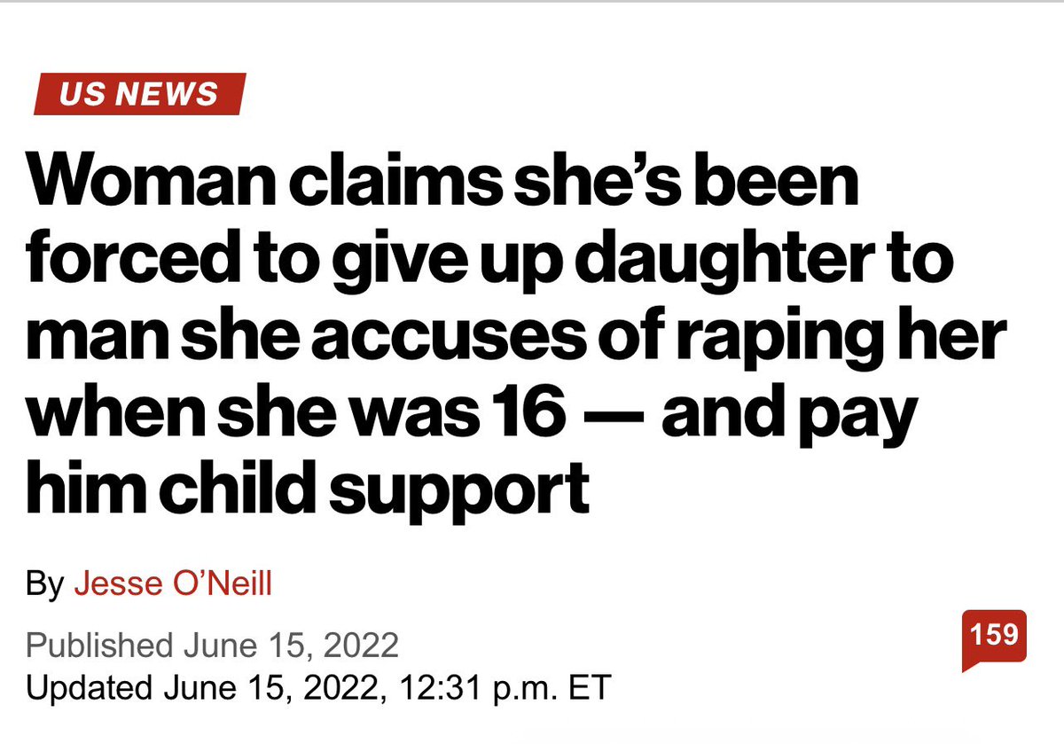 GeauxGabrielle's tweet photo. He can also force her to take care of it and also force her to pay HIM child support and arrange visitation to the prison (if he is incarcerated). 

We have SEEN IT in Louisiana https://t.co/GK093wbBvB