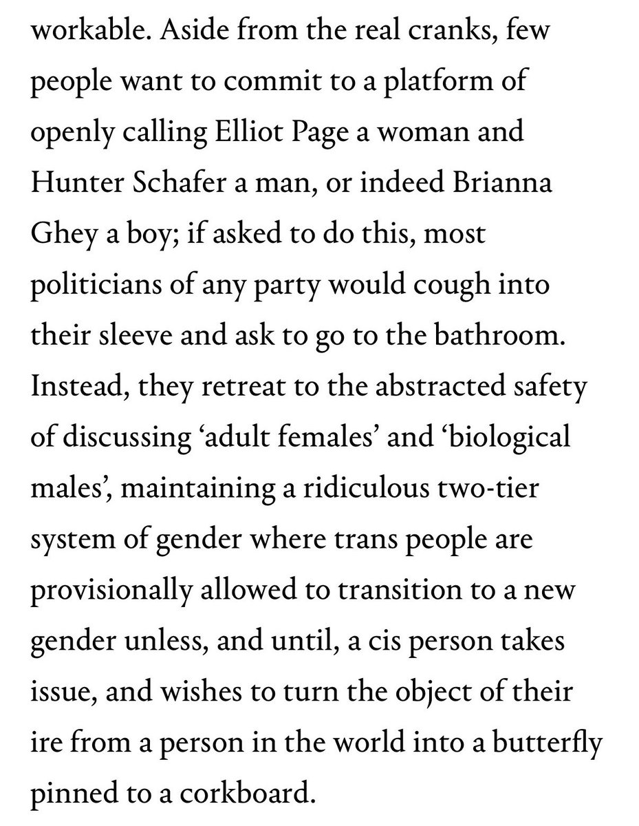 uncanny_eli's tweet photo. i wrote about this when the supreme court ruling hit but basically these cowards won’t even commit to their transphobia; they try to thread a needle of depriving us of gendered citizenship indirectly, while avoiding stating that explicitly, because it sounds so obviously gross https://t.co/qk1i60krcV