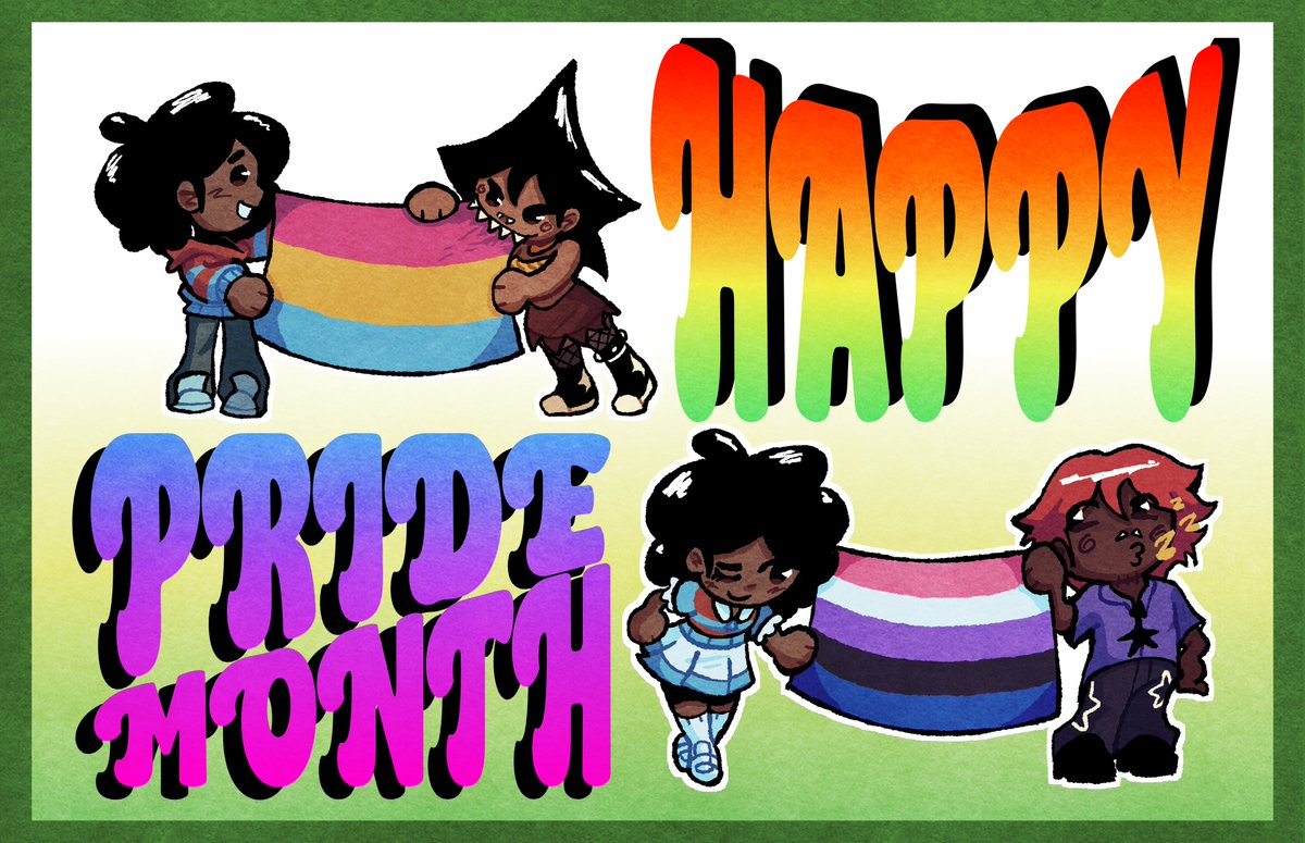 WooperSensation's tweet photo. Happy Pride Month to @FireySwingy, he's gayyyyyyy https://t.co/whwo3UrINu