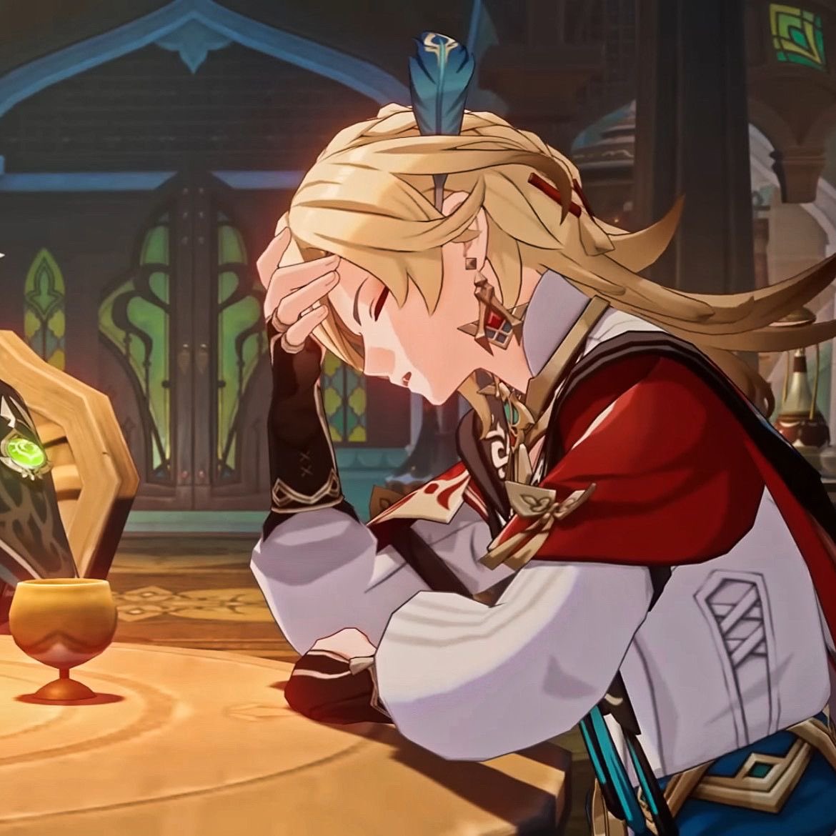 bloominglacey's tweet photo. something something his life is already hard enough and now he’s gotta be attracted to alhaitham on top of that https://t.co/lkDhAy5rQI