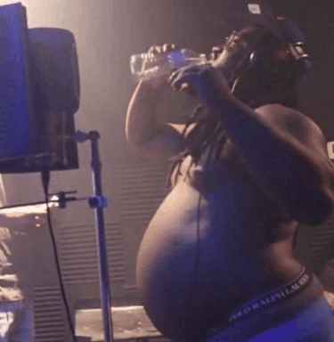 tradboiwife's tweet photo. OMG..

The LGBTQ crowd is mad because Lucki's Fatass Belly is stealing their attention during Pride Month.

😂💀 https://t.co/tqC1apnFbb