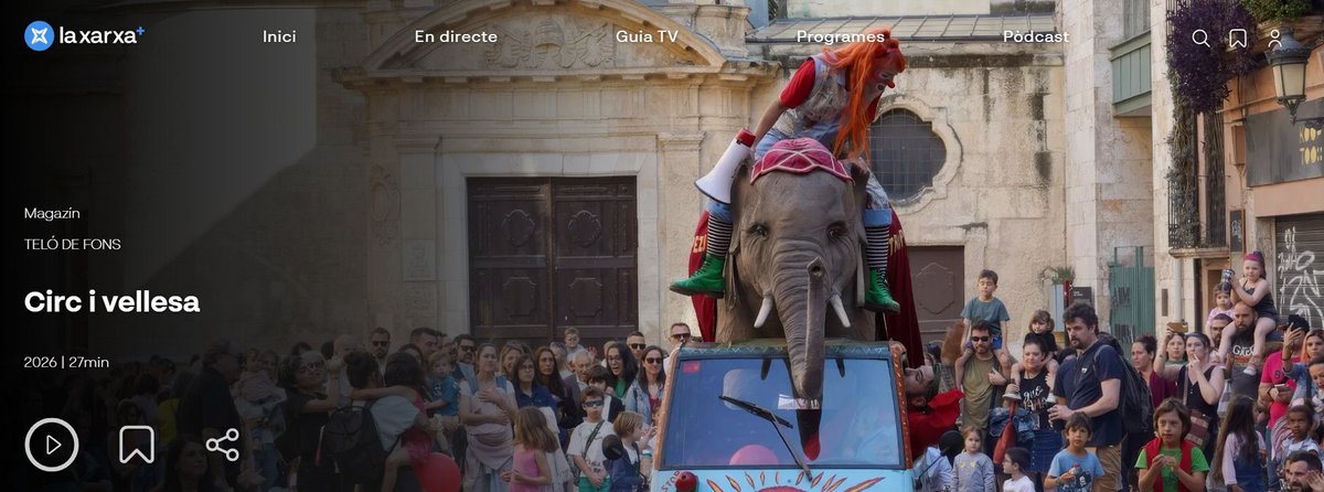 Telodefons's tweet photo. 👉Ja pots veure el programa d'aquesta setmana:

🎪Circ i vellesa🤹‍♀️

▶️https://t.co/U7h4Ib6YKa

👉30a @firatrapezireus
👉Entre bous i vaques, de la cia La Côte Folle 
👉Refugi, Manolo Alcántara
👉El Gran Circ @ateneu9b

#circ #teatre #edat #gentgran 

📽️@CanalTerrassa @laxarxames https://t.co/7rgCcaZ7fB