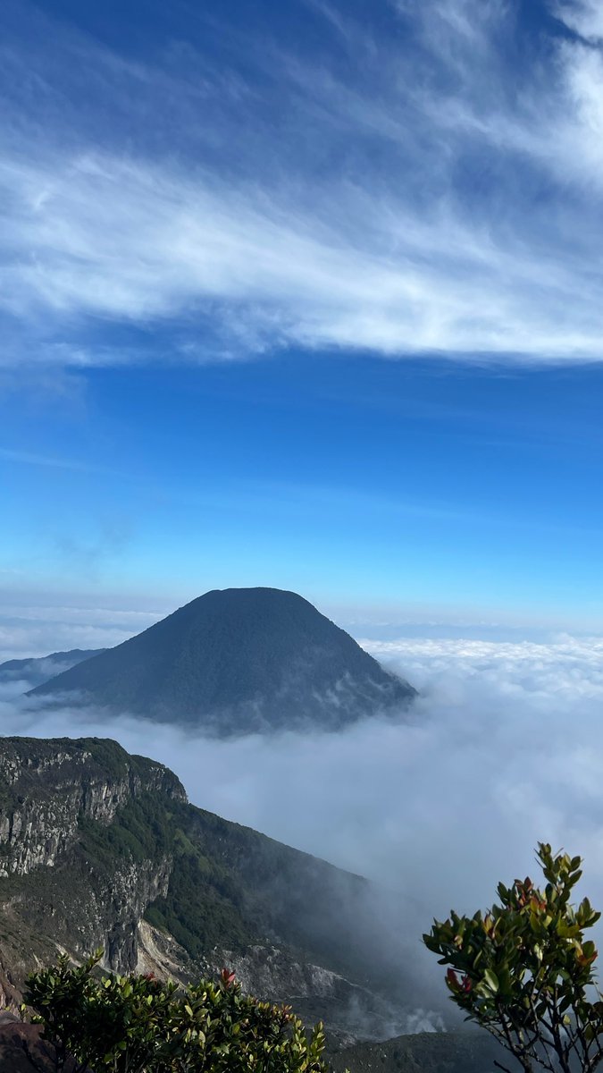 Ravenchc's tweet photo. orangnya, view pangrango nya, surken nya, lautan awannya https://t.co/rzOC2bzEM1