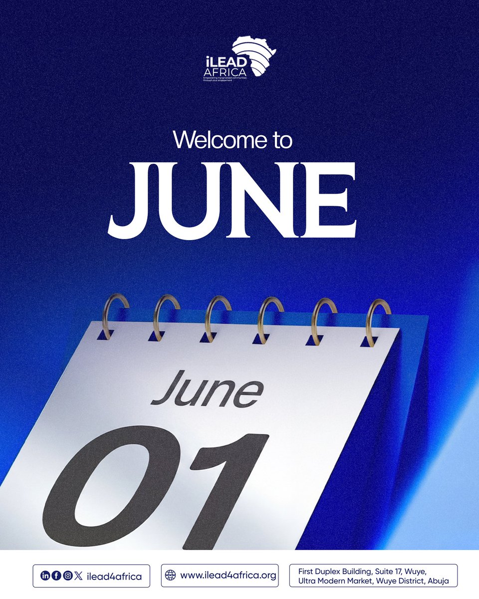 ilead4africa's tweet photo. Happy New Month! 🌟

May this new month bring you renewed strength, open doors of opportunities, divine favor,&amp; impactful progress in all your endeavors. May every step lead you closer to purpose, growth,&amp; success.

Wishing you a productive &amp; fulfilling month ahead!

#iLeadAfrica https://t.co/51xsU0eVOU