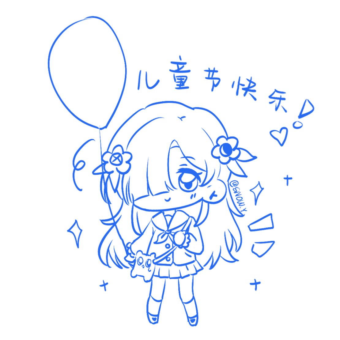 ccyda_'s tweet photo. 六一快乐💙 https://t.co/QdsbdFkFra