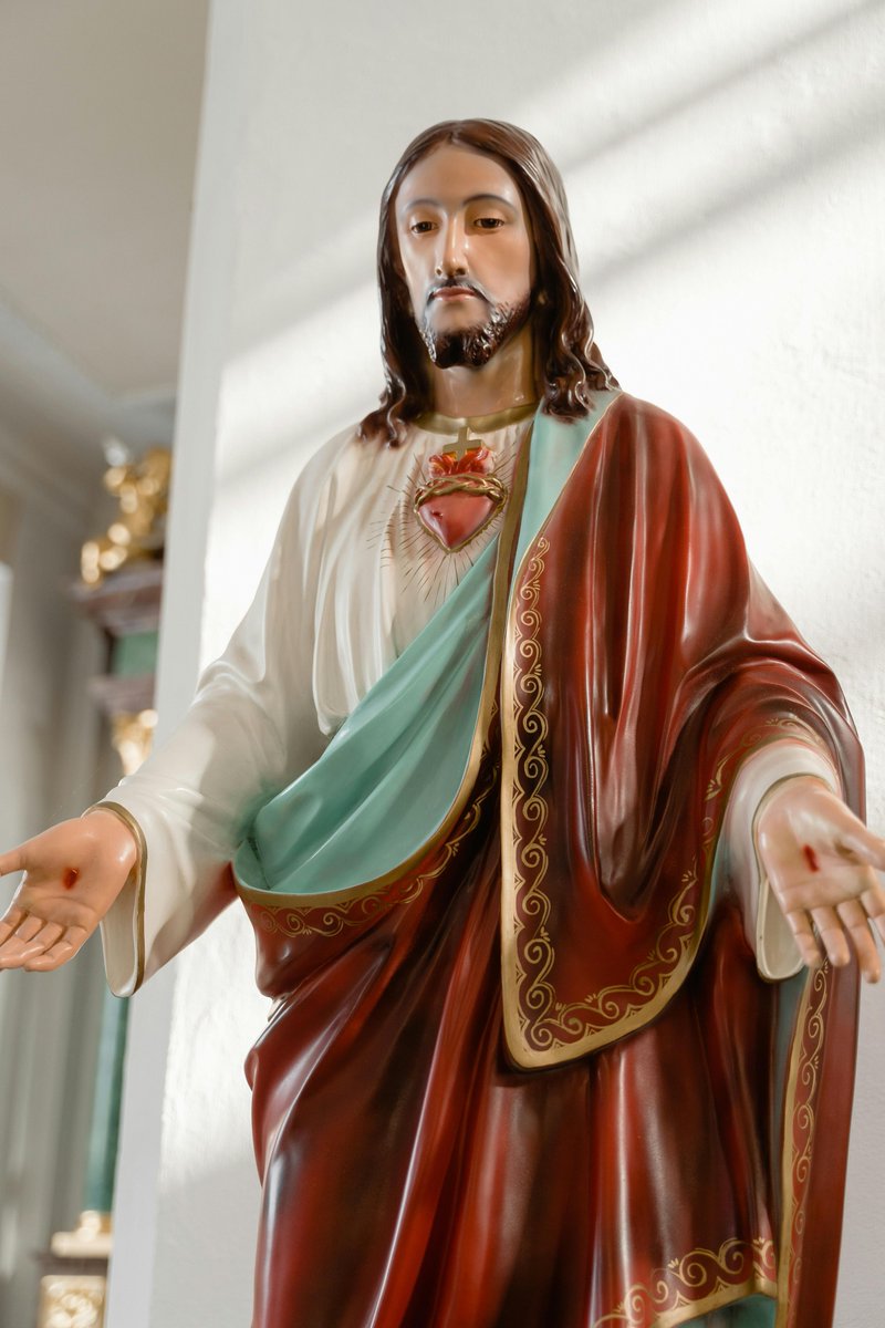 PrayTheRosary's tweet photo. Sacred Heart of Jesus, have mercy on us https://t.co/6sE0e8Gx0d