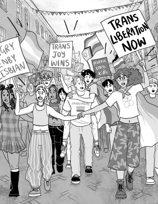 gabheartstopper's tweet photo. happy pride month and fuck you @jk_rowling https://t.co/ol5zRjRlOf