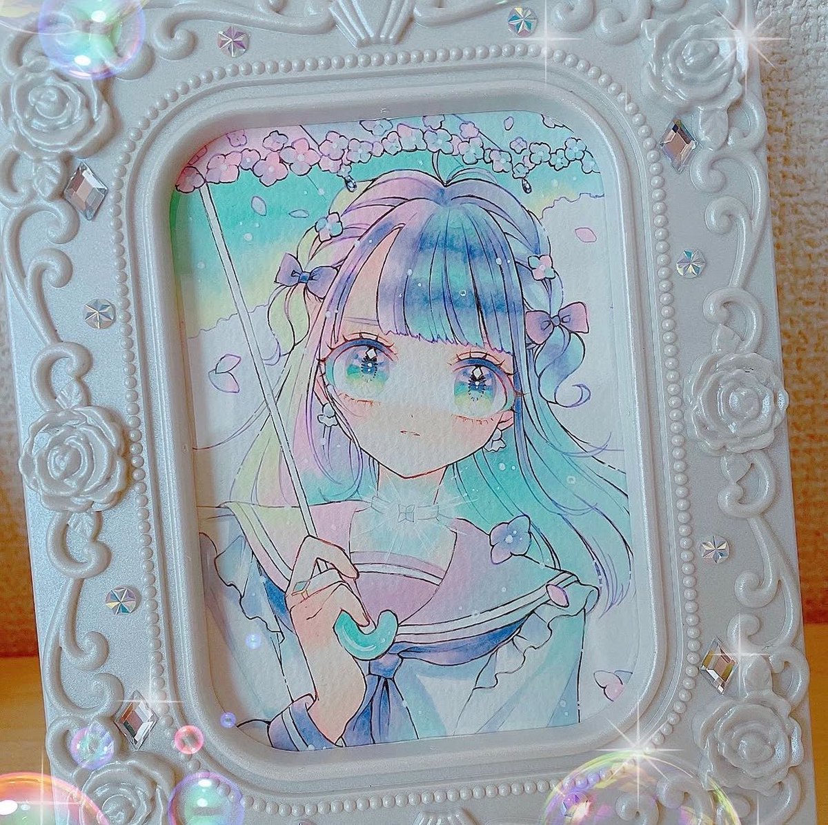 stmyura's tweet photo. #画力ビフォーアフター 
過去絵リメイク･:*+.
←2023☔️2026→ https://t.co/mM4CxbO7Z4