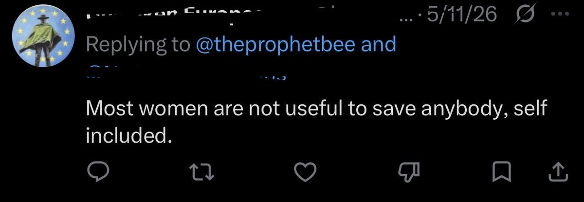 theprophetbee's tweet photo. @oluebubewrites @marangdream we were talking about who would we safe first in a house fire and i said, without question, my wife. most of the responses looked like this or called me a simp/fuckin idiot 😂 https://t.co/AULvoFLak9