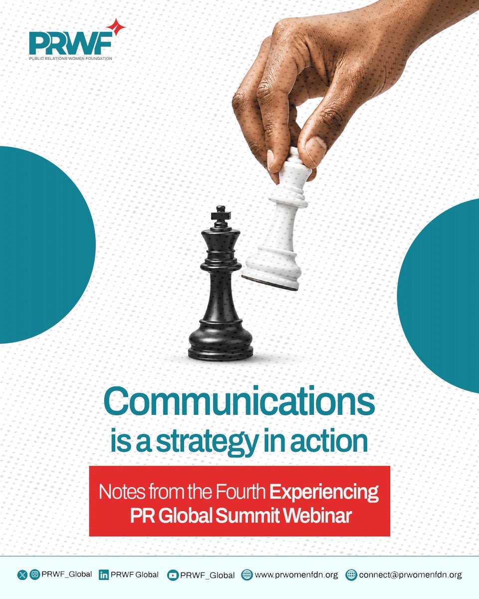 PRWF_Global's tweet photo. The fourth EPR Global Summit webinar asked a question that every communications professional working in or around leadership has had to answer at some point: what does it actually take to earn a seat at the boardroom table? https://t.co/9Y26vapnop