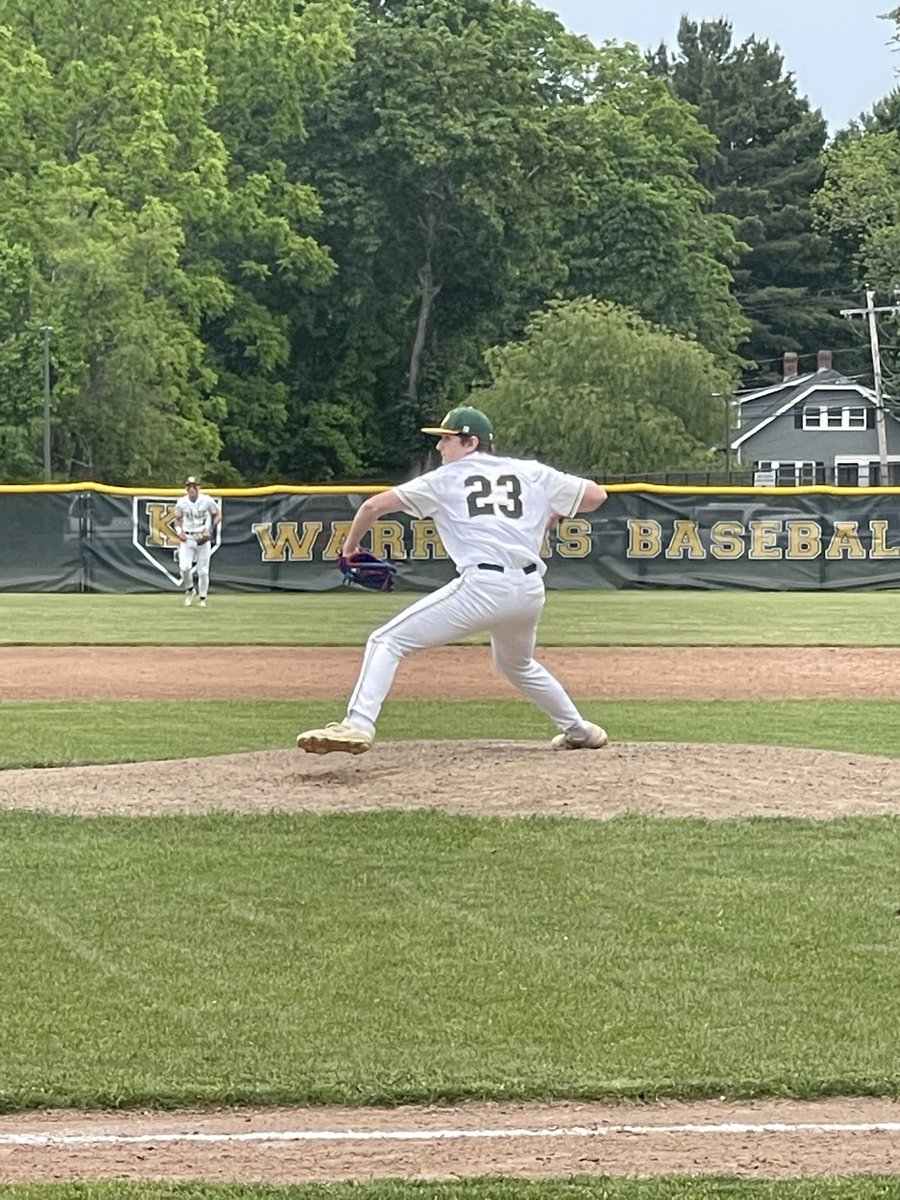 BostonBBJournal's tweet photo. Labriola dominates as @KP__Baseball advances to the Round of 16 with a 3-0 win over Doherty. 
https://t.co/R1GIpMadjf https://t.co/JebzFhqNfS
