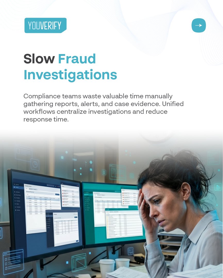 YoucheckOnline's tweet photo. Every day a compliance team operates in silo, risk grows silently in the gaps between systems. The question is no longer whether to unify; it is how much longer you can afford not to.

Fragmented data are not just an inconvenience to your compliance team; they are a liability https://t.co/22tKVUWoqk