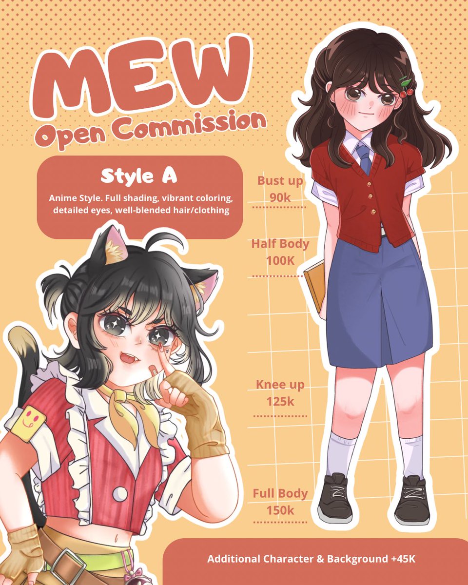 Mew😼✨~Open Commission! tweet media