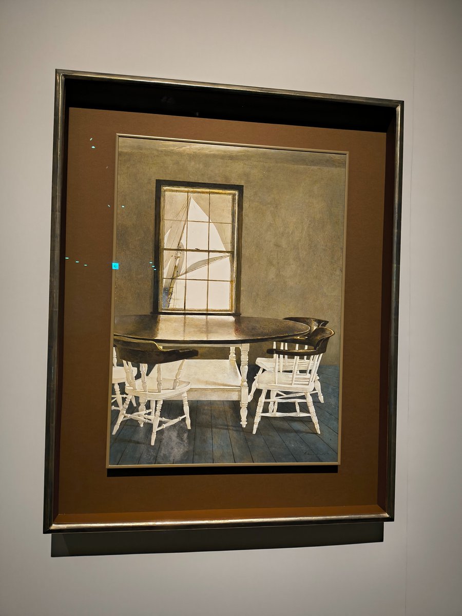 そしてアンドリュー・ワイエス展、こういうアメリカ絵画ってちゃんと観