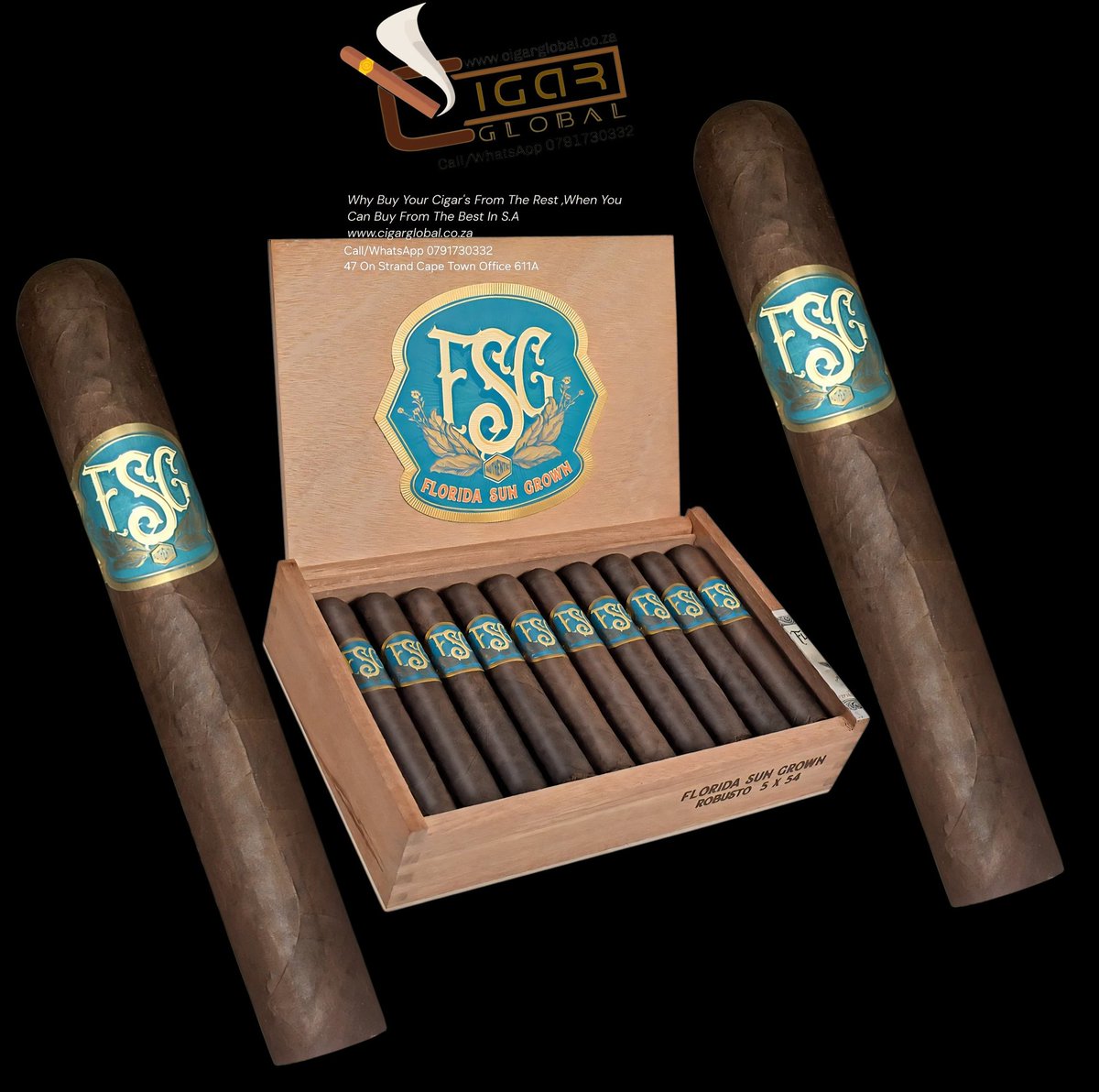 CigarGlobal's tweet photo. #cigar#drewestatecigars#cigarlife#cigarmanSA 

THIS WEEK'S SPECIAL OFFER !!!

DREW ESTATE FSG ROBUSTO 
Box Of 20
R 7750.00
( SAVE  R 400.00 )
Ring Size: 54
Length: 5

https://t.co/FfqNcFJxEB 
47 Strand Street, Office 611A Cape Town South Africa 
Call/WhatsApp 0791730332 https://t.co/2s2XkDUCrl