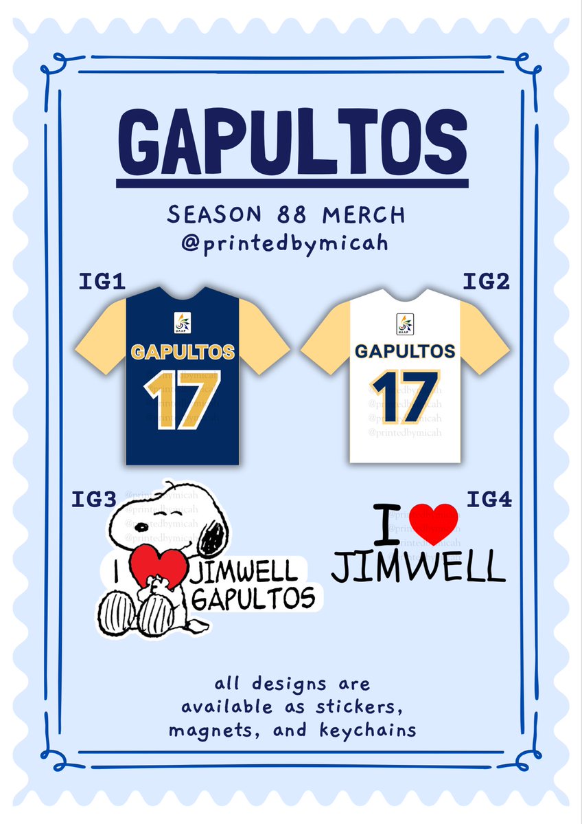 printedbymicah's tweet photo. BULLDOGS ARE CROWNED 6PEAT CHAMPIONS πππ
Keep the UAAP Season 88 hype alive with our NU Men's Volleyball stickers, magnets, and keychains!
π https://t.co/GpJAgCvbtG
#UAAPSeason88 #NUbulldogs #NUmvt #UAAPVolleyball #NationalUniversity https://t.co/FPS06l4G3R