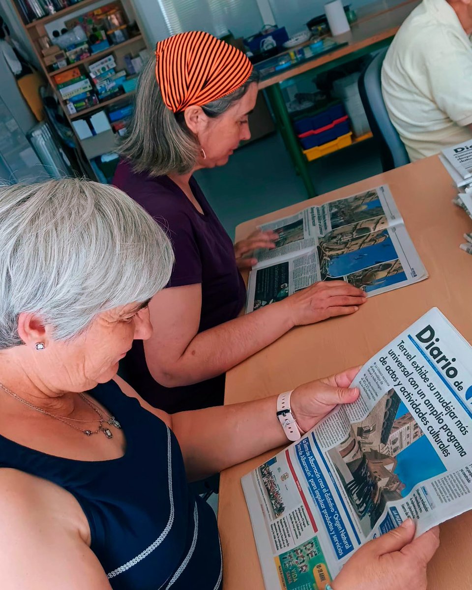 ataditeruel's tweet photo. 📰 Información al poder en 𝑴𝒐𝒓𝒂 ❕

🗣️ Revisamos las noticias más recientes y hacemos un listado de las más interesantes para comentarlas

🔛 Los usuarios están al día de las últimas novedades, así como trabajan la lectura, la estimulación cognitiva o la comunicación https://t.co/hyf9n1GqWA