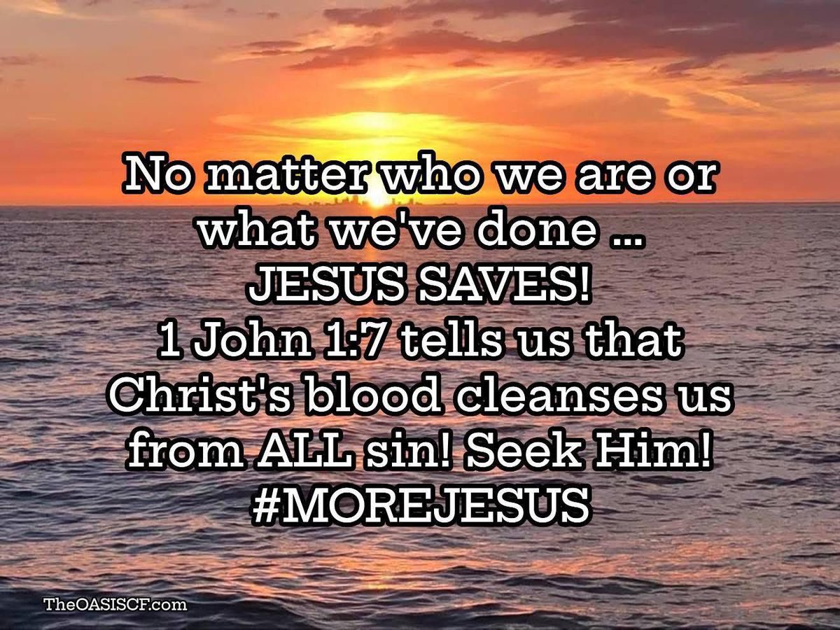 pastorsamme's tweet photo. #MOREJESUS https://t.co/9qBNDnhBs4
