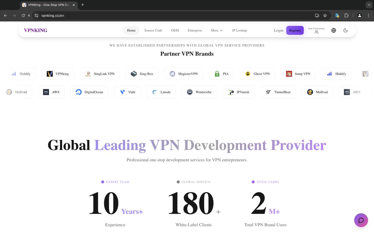 VPNDevelop's tweet photo. 很多 #VPN 项目为什么做不大？（续）

不是因为节点不够多、协议不够新、线路不够贵。

而是因为它们永远停留在“工具阶段”，迟迟进入不了“产品阶段”。

工具型VPN只解决一个问题：能不能连上。
产品型VPN要解决一整套商业闭环问题。

2026年6月了，我把过去13年帮上百个团队落地项目的经验，浓缩成一份产品化落地Checklist，给还在“搭节点”阶段的同行做参考：

✅ 必须先规划好的5大核心系统（节点可以后补，但这5样晚了就改不动）：

1，全平台客户端
不只是Windows/Android/iOS，还要考虑macOS、HarmonyOS、甚至路由器/电视端。关键是“拟人化”行为模式——握手节奏、心跳间隔、流量分布都要像正常浏览器浏览，而不是“VPN特征”。5月GFW升级后，单包指纹已经不够看，会话节奏才是新战场。
2，稳定后台+节点管理系统
实时监控、自动换IP、高频测活、故障切换。工具阶段手动搭节点就行，产品阶段必须支持“自动选路 + 多协议智能切换”。
3，协议栈（不能再单协议赌命）
2026黄金组合仍是 #VLESS + #Reality（抗主动探测天花板） + #Hysteria2/TUIC v5（弱网兜底），建议加AnyTLS做fallback。
客户端必须支持自动切换 + 动态混淆 + uTLS指纹伪装。单纯换协议的时代已经过去了。
4，支付订阅+用户管理体系
订阅续费、设备限制、退款处理、优惠码、多语言定价……这些才是留存和变现的核心。工具型项目往往做到这里就卡住了。
5，上架与抗风险系统
App Store / Google Play上架流程、白标OEM、合规风控、抗投诉、抗封锁预案。2026年“上架”本身就是巨大门槛。

❌ 常见致命坑（很多团队踩完才来私信）：

 - 前期节点搭得飞快，后期架构重构要命
 - 只注重速度，不注重“像普通流量”
 - 没有订阅续费机制，用户一月一冲，留存惨淡
 - 依赖单一协议或国内中转，下一波清洗直接暴毙
 - 忽略MTU、PMTUD、行为拟人化这些“看不见”的细节

#VPNKing 从2013年在BVI起家，深耕 #VPN软件开发 超10年，推出过100+款商用产品。我们从来不卖“单个节点”或“单一协议”，我们交付的是完整商业化系统：全平台客户端 + 后台 + #协议定制 + 支付订阅 + 白标OEM + 源码交付。

真正的门槛，从来不是“会不会搭VPN”，而是能不能把VPN做成一个能长期运营、持续变现的产品。

你们团队目前的项目，卡在工具阶段还是已经进入产品阶段了？
具体卡在哪一步（客户端？协议？支付？上架？还是GFW行为检测？）欢迎评论区交流，我看到会尽量回复。

需要专业开发支持的同行，也可以私信或进中文交流社区一起讨论。
（数据基于我们实际落地项目 + 近期行业观察，仅供参考）