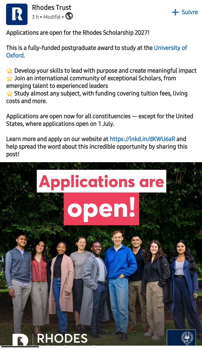 Demo4show's tweet photo. Rhodes Trust Scholarship https://t.co/KwERzqqxQh