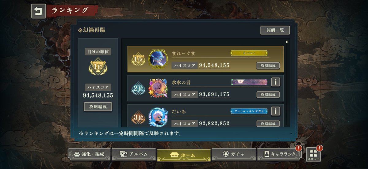 mqrguma's tweet photo. ファンパレのイベント1位になってしまったよ
 #ファンパレ https://t.co/NpZjnIVgn4