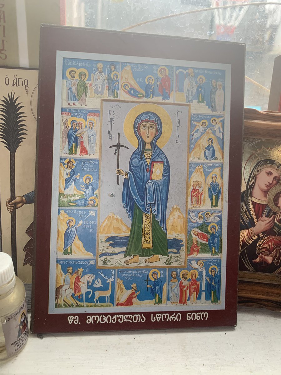 Patricktherefus's tweet photo. Happy feast day of St. Nino the enlightener of Georgia https://t.co/PTIvZtJ5hW