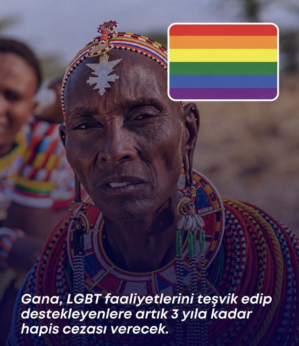meselelgbt's tweet photo. 🚨 #SONDAKİKA | Gana, LGBT faaliyetlerini teşvik edenlere 3 yıla kadar hapis cezası verecek. https://t.co/e7tuKRoC8X