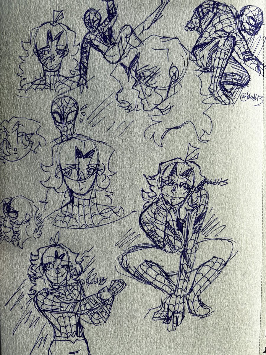 blu_b1t3's tweet photo. Happy pride month! Here’s a spider-ale doodle page I did! Sorry for not posting in a while 🥲

#dpaspiderau #twart https://t.co/uUqxCpQCiy