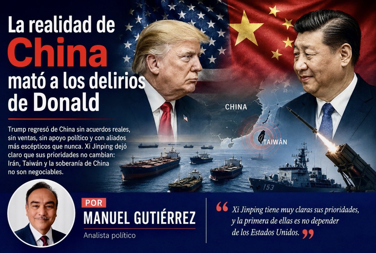 afondoJAL's tweet photo. La realidad de China mató a los delirios de Donald Trump 
Por Manuel Gutiérrez #Opinión 
https://t.co/OioZXM0308 https://t.co/bCohtukvsK